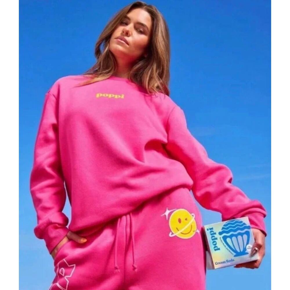 POPPI Pink Crewneck